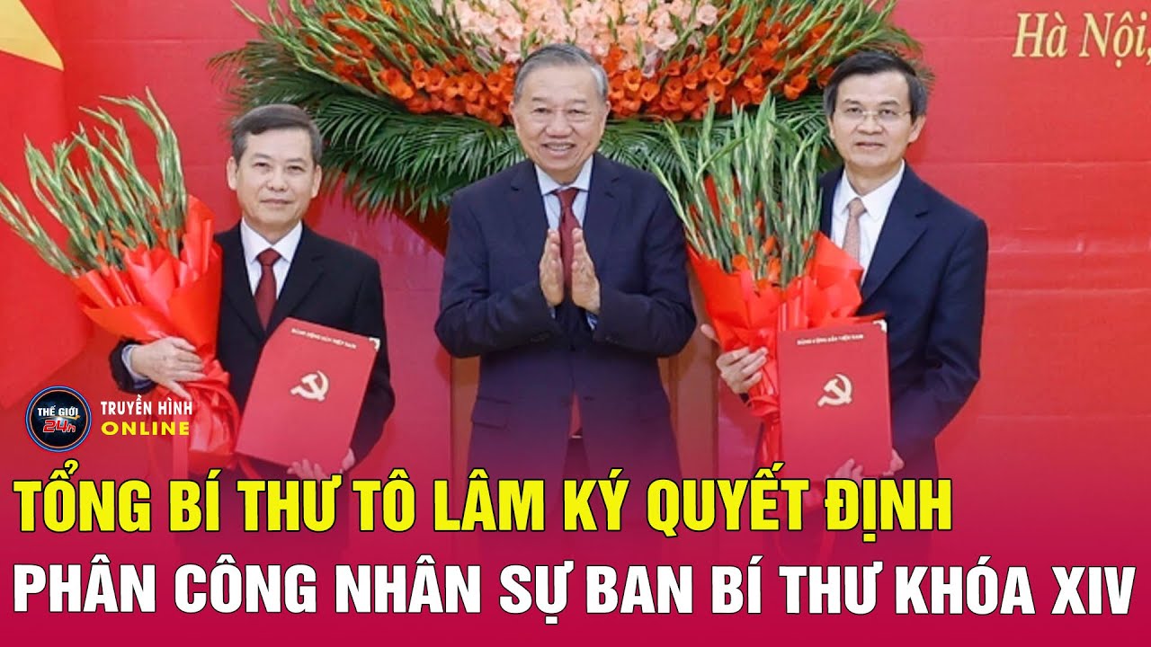 Bản tin thời sự tối 30/1: Danh sách đầy đủ 10 Ủy viên Bộ Chính trị tham gia Ban Bí thư khóa XIV