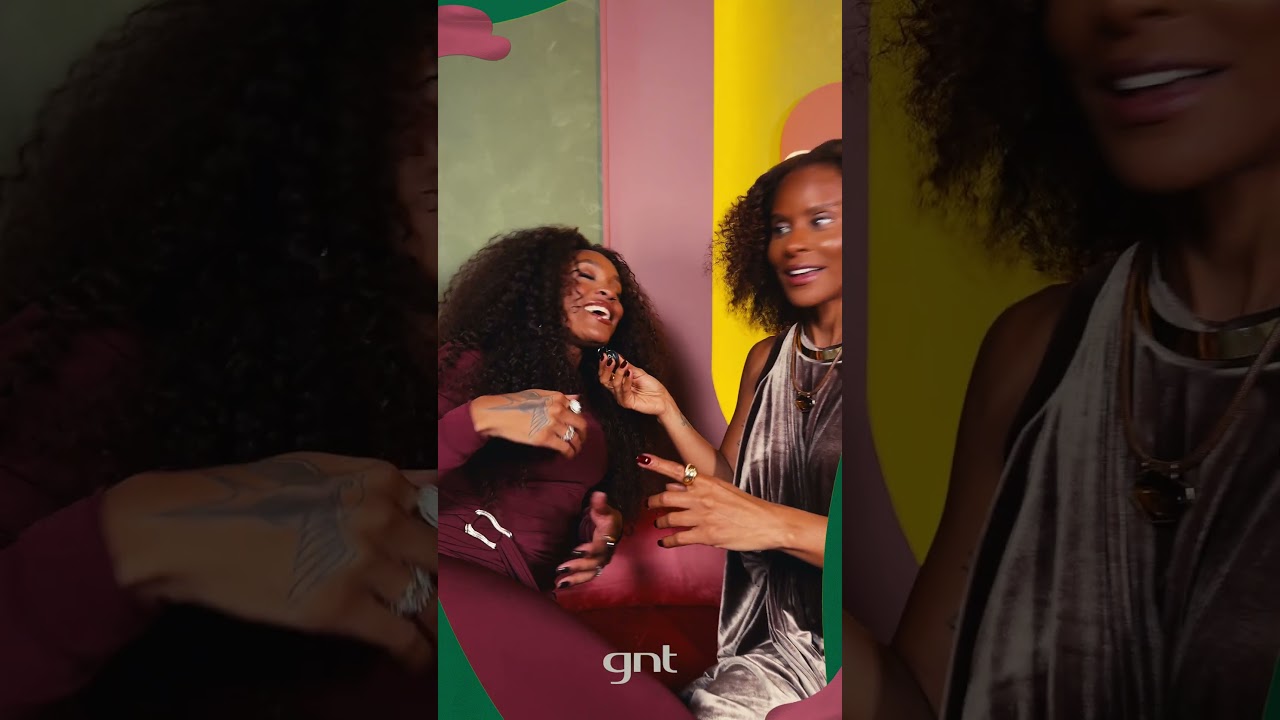 Patrícia Ramos e Aline simplesmente maravilhosas cantando juntas nos bastidores do Angélica Ao Vivo