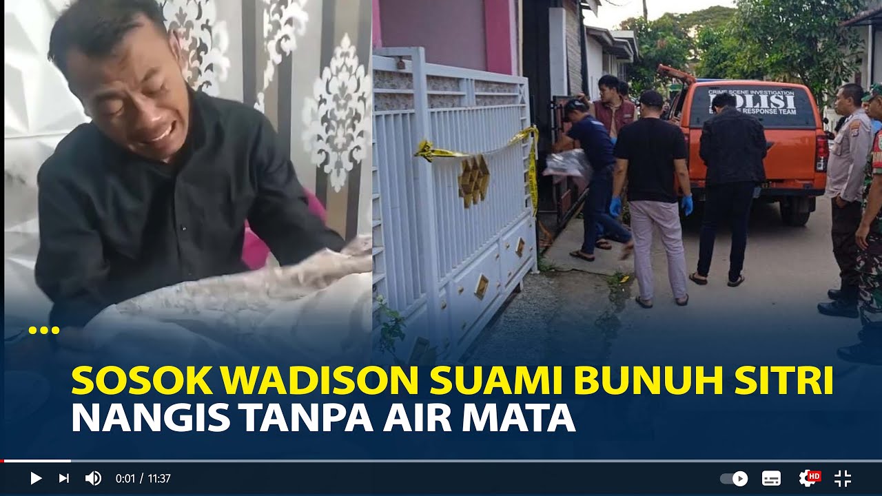 Sosok Wadison Suami Bunuh Istri Pura pura Dirampok, Akting Nangis Samping Jenazah