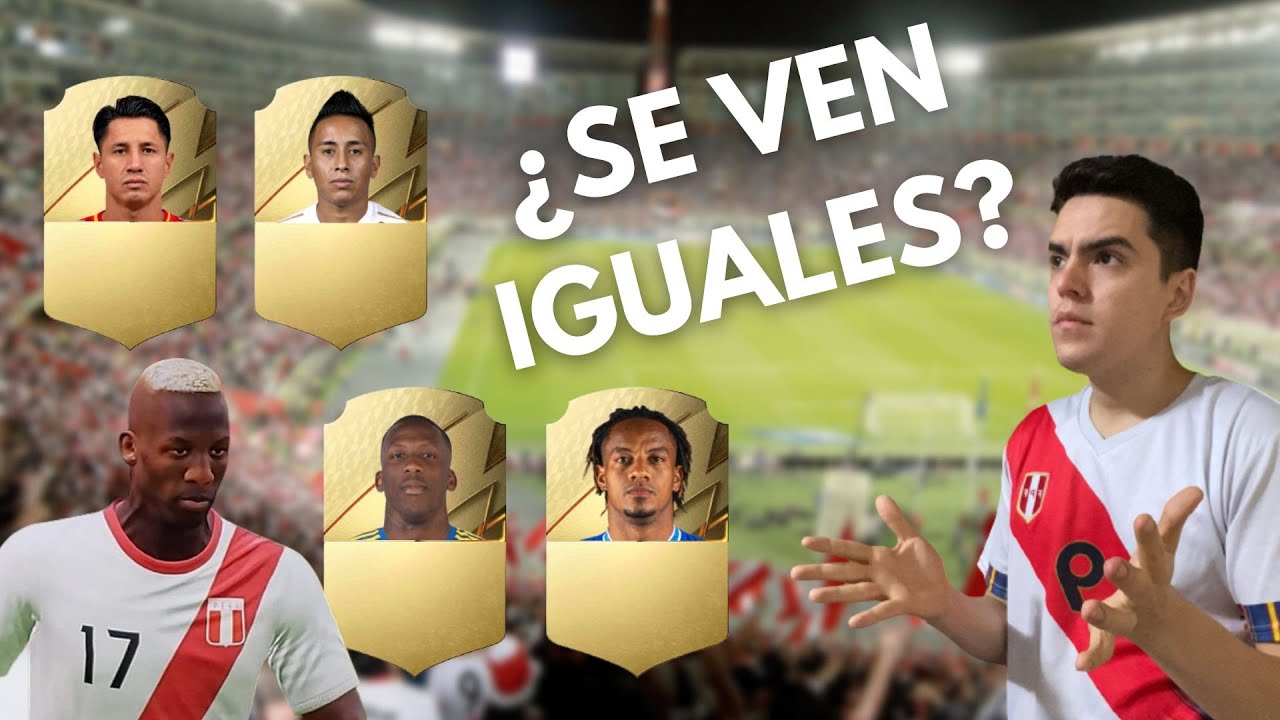ROSTROS DE TODOS LOS JUGADORES PERUANOS EN FIFA 23!!
