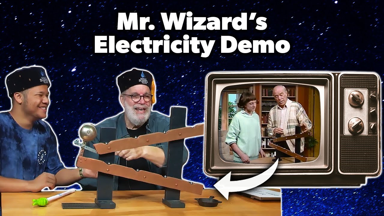 How does electricity flow through a wire? Mr. Wizard's Electricity Demo