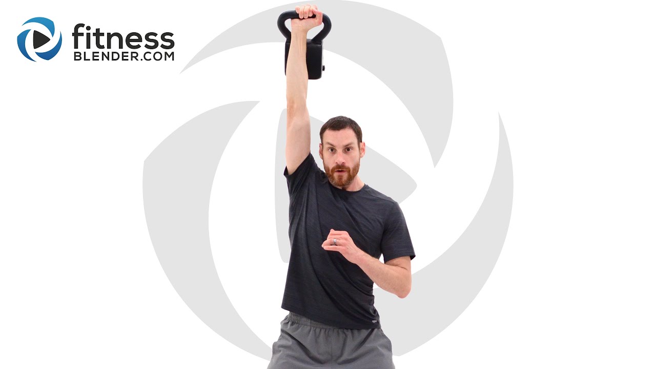 Quick Sweat Kettlebell and Jump Rope Workout - Strength and Cardio Workout