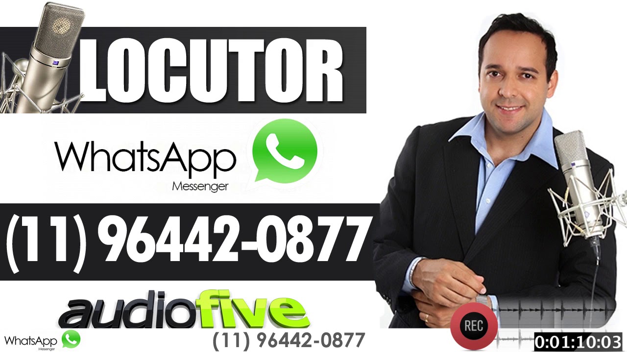 LOCU&Ccedil;&Atilde;O VOZ PADR&Atilde;O PARA TV LOCUTOR DE CHAMADAS 2