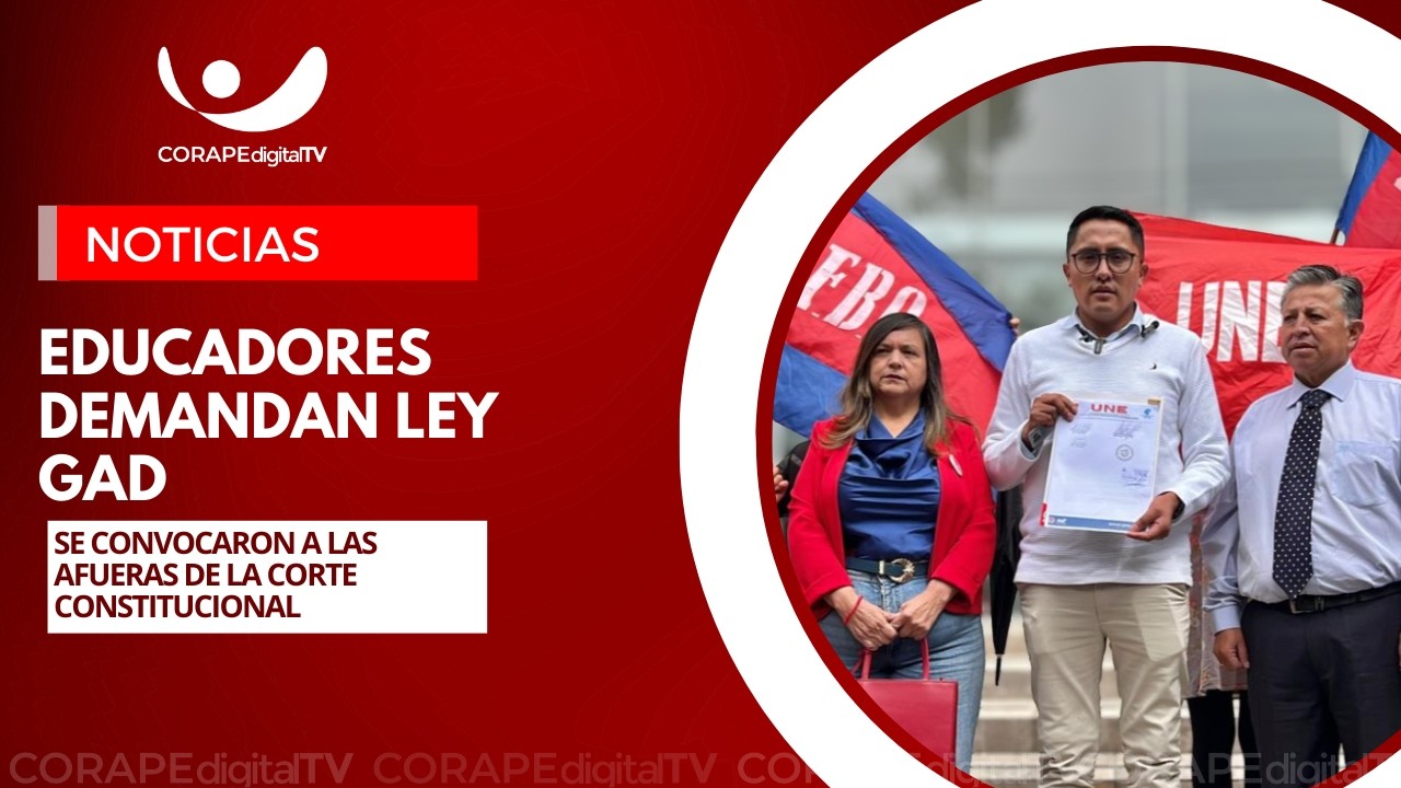 Educadores presentan acción de inconstitucionalidad contra la Ley de GAD