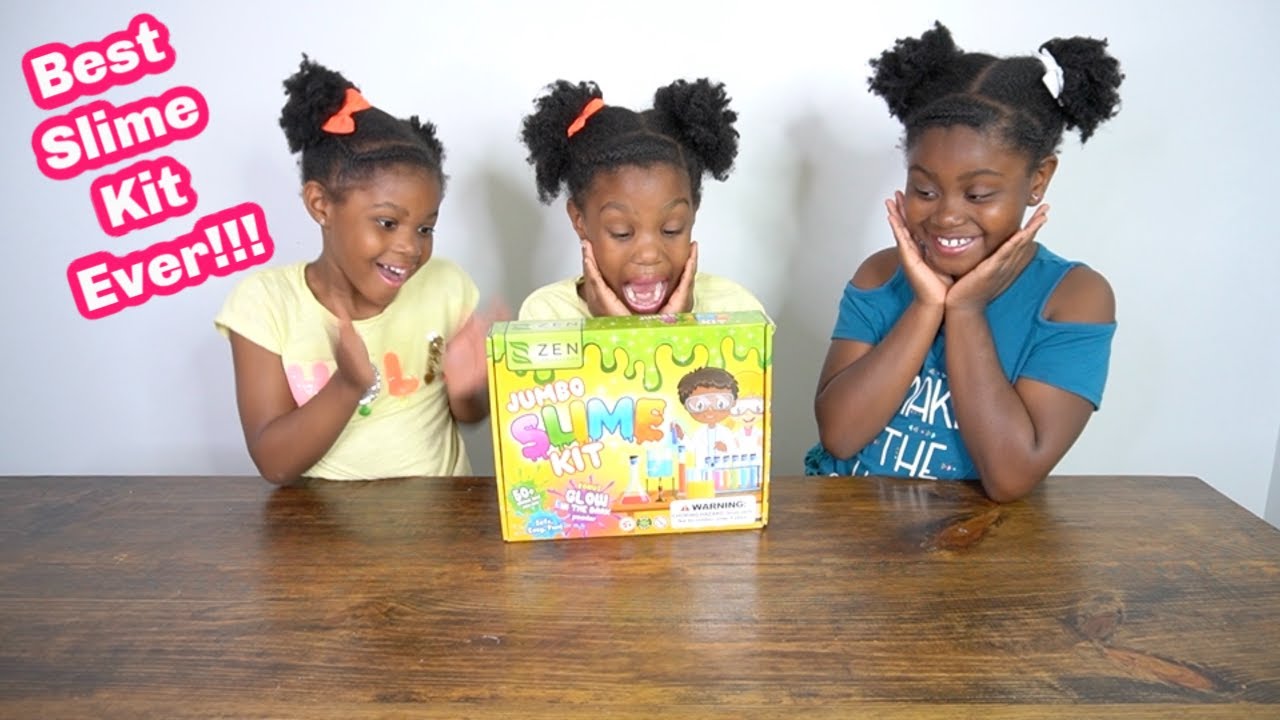 Slime Fun😂| LARGE  SLIME KIT | Doves Girls