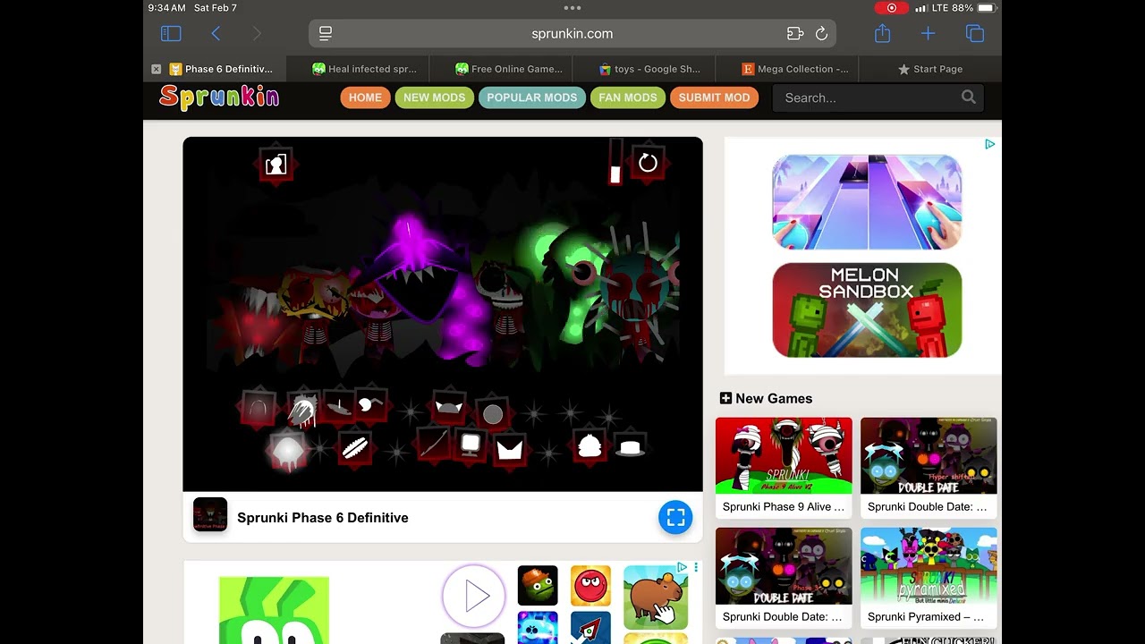 Sprunki mix phase 6 definitive edition 