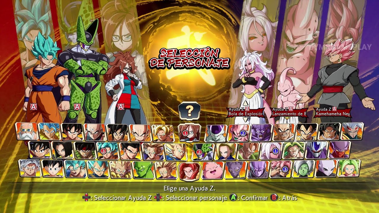 Dragon Ball FighterZ Team Androide 21 (BUENA) vs Team Androide 21 (MALVADA)