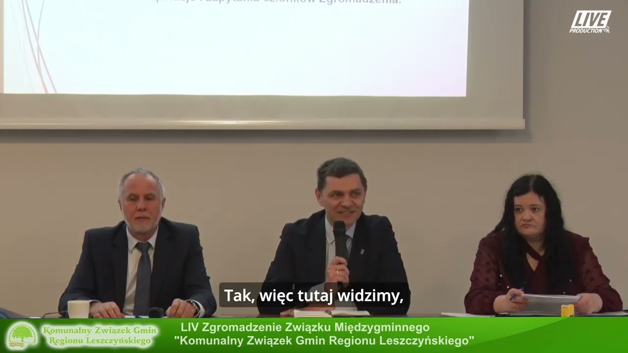 LIV Zgromadzenie Związku Międzygminnego KZGRL wersja z z napisami