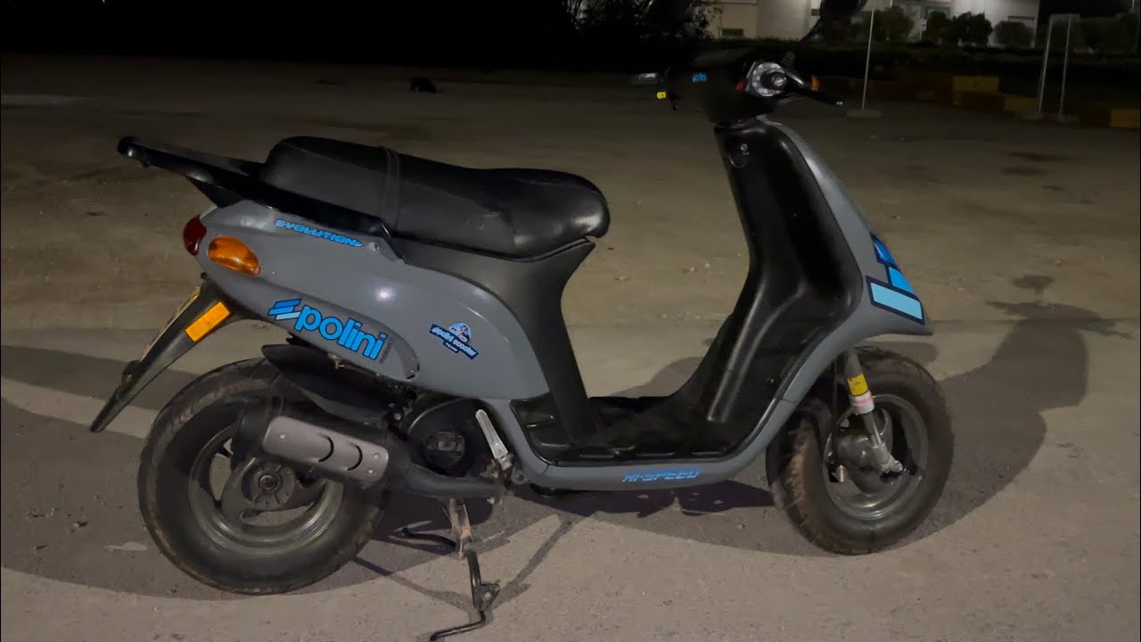 Piaggio Typhoon 50cc arranque en frío cold start