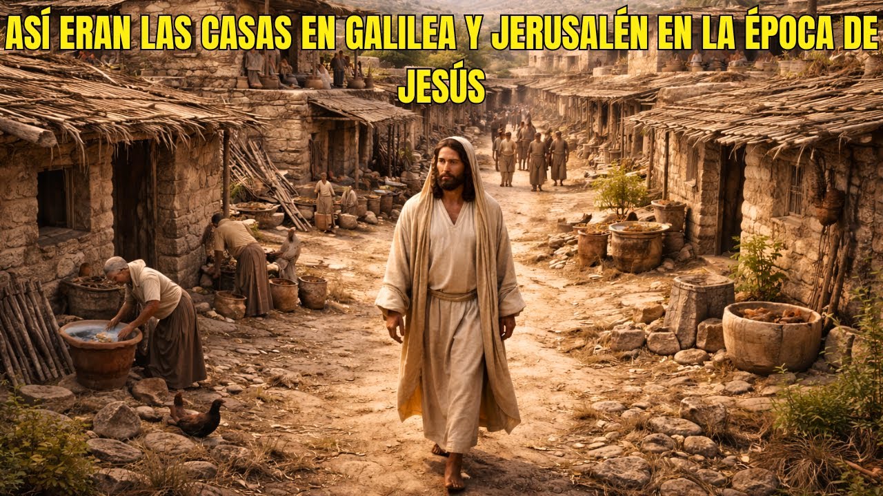 Así Eran las Casas en Galilea y Jerusalén en la Época de Jesús Hace 2.000 Años – Documental (Con IA)