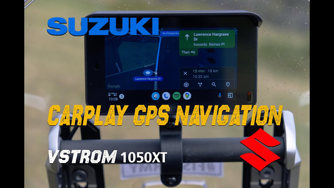Установка Ottocast Carplay Lite C5 SE на Suzuki VStrom 1050XT