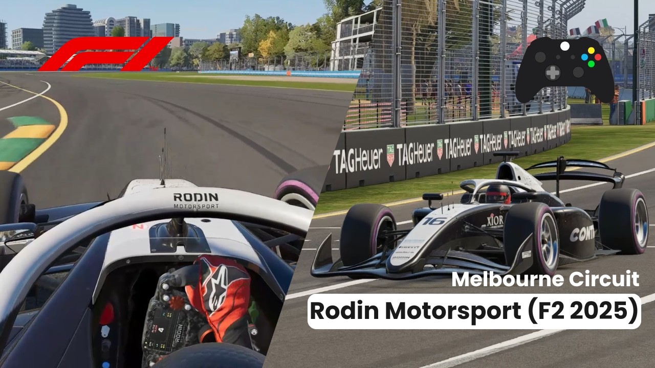 Australian GP Rodin Motorsport (F2 2025) Practice Laps | F1 25