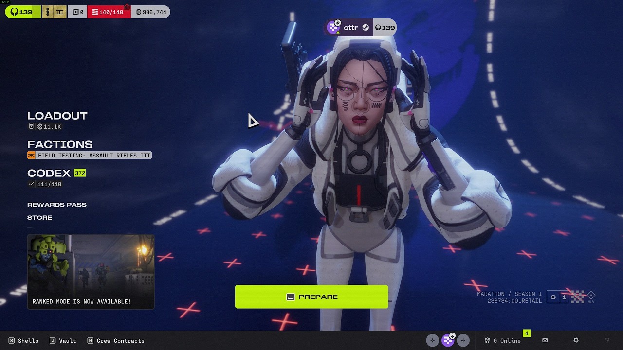 PLAYING MARATHON ON NIGHTMARE MODE (CREW FILL)