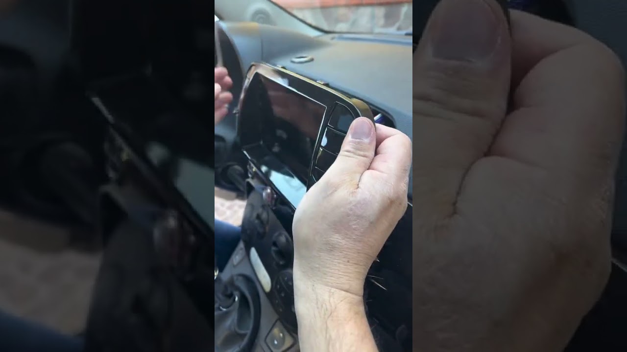 Autoradio Universale in Fiat 500s!😍 #automobile #android #androidcarplay #diy #androidauto #car