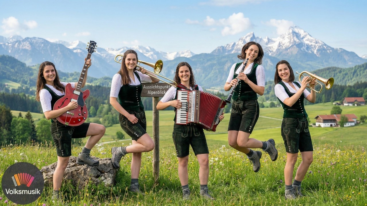 🎷🌄 &Uuml;ber 100 Minuten fr&ouml;hliche Volksmusik ☀️ Die sch&ouml;nsten Lieder aus den Alpen 2026 ✨