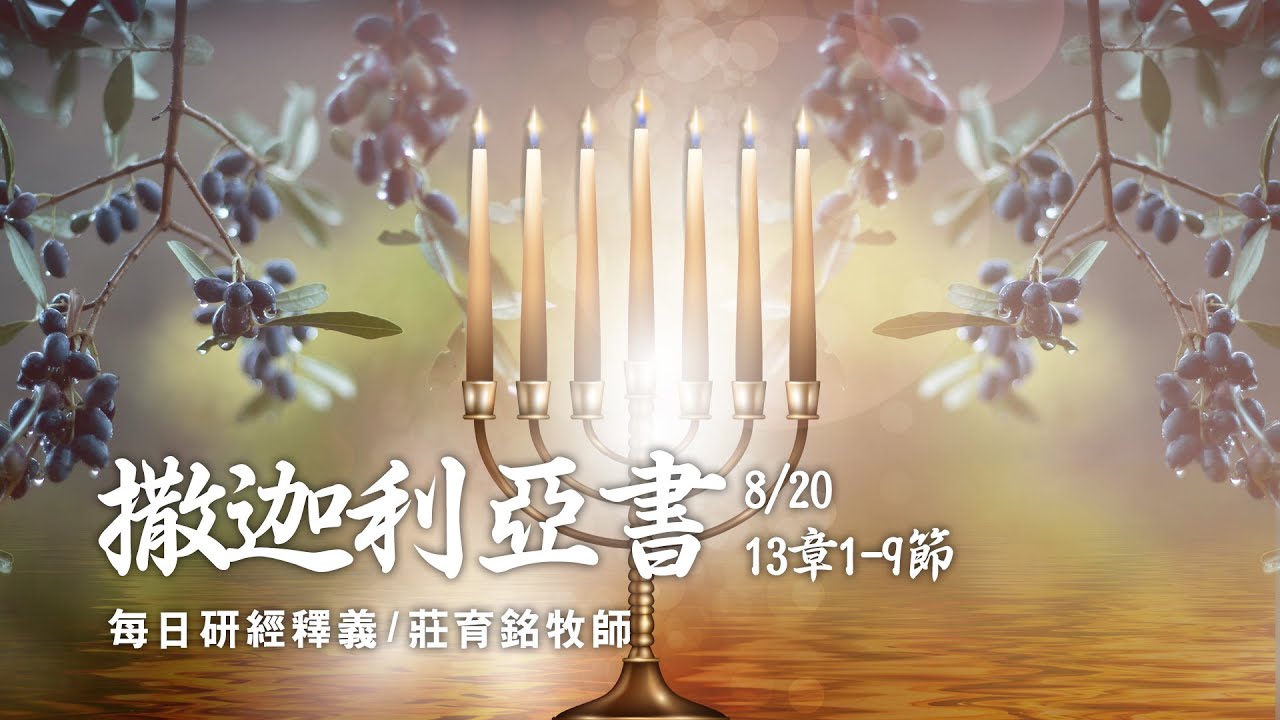 210820 撒迦利亞書 13章1~9節 好牧人為羊群被擊打
