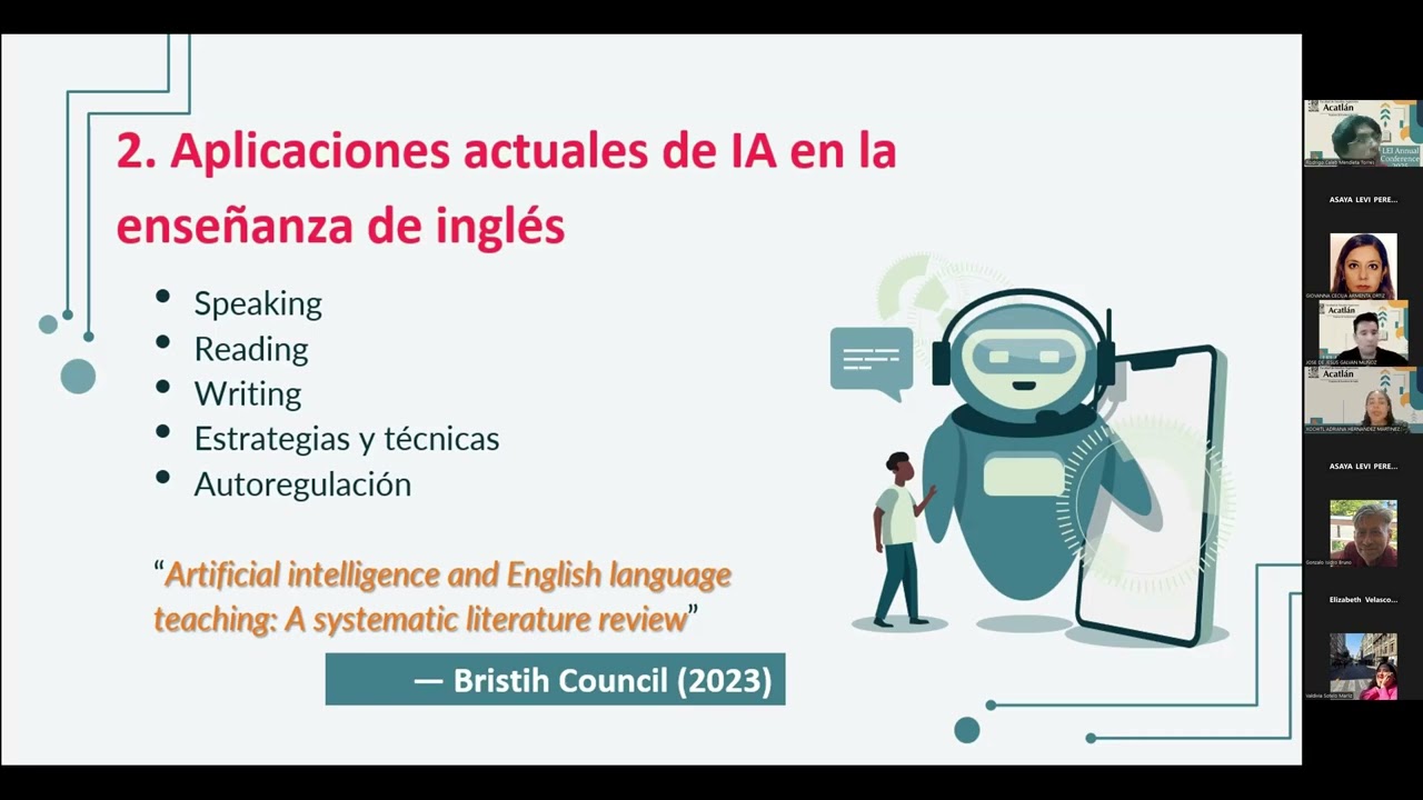 3rd LEI Annual Conference | El uso de la inteligencia artificial en la enseñanza del inglés 1/2