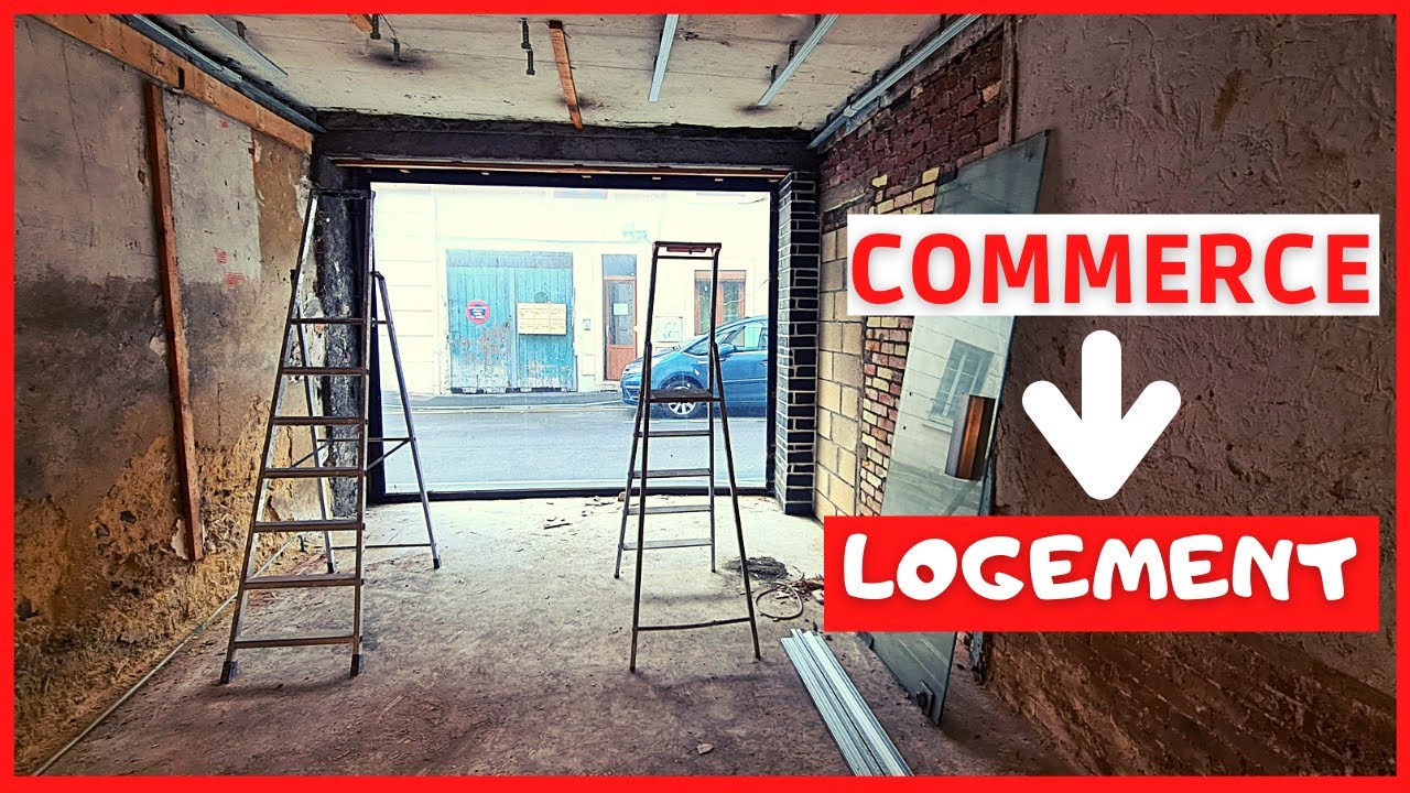 Division officielle : je transforme LE LOCAL COMMERCIAL en HABITATION