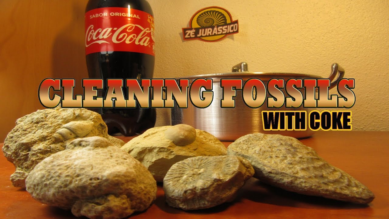 Очистка ископаемых с помощью Coca Cola