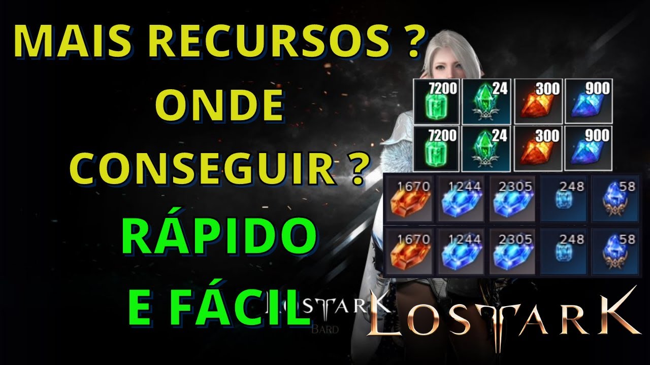 ONDE CONSEGUIR MAIS RECURSOS PARA UPAR SEUS ITENS, GUIA FÁCIL E RÁPIDO - LOST ARK