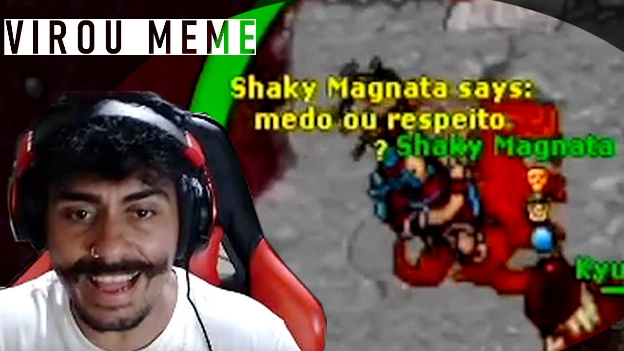 Esse cara passou a maior vergonha no TIBIA (REACT)