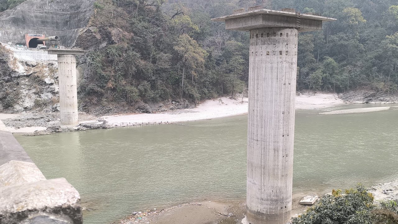 Tista River. Construction Train Bridge. West Bengal. 