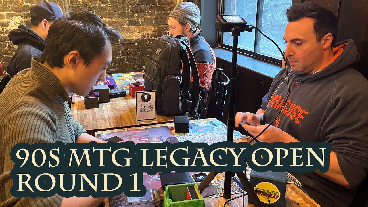 Первый раунд турнира MTG Legacy Open 90-х: Чудеса против Земель