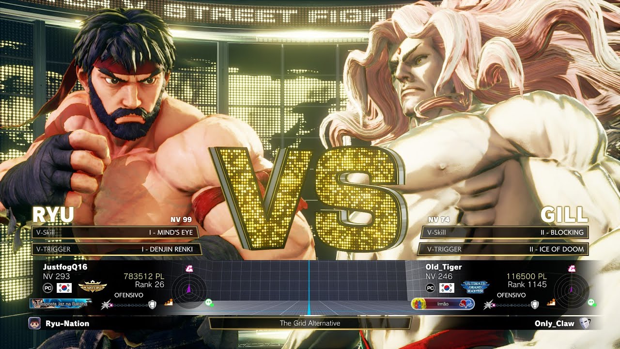 SFV Champion Edition 🔥 JustfogQ16 (RYU) Vs Old_Tiger (GILL) 🔥 Online Match's 05-05-2023