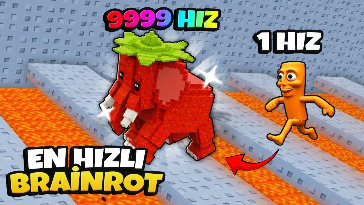 DÜNYADAKİ EN HIZLI BRAİNROT OLDUM! - Become the fastest Brainrot
