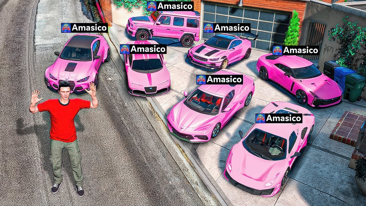 Colectez Masinile SECRETE Lui Amasico In GTA 5!