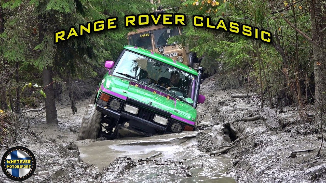 Range Rover Classic Askolan 4x4 ATV-Puistossa