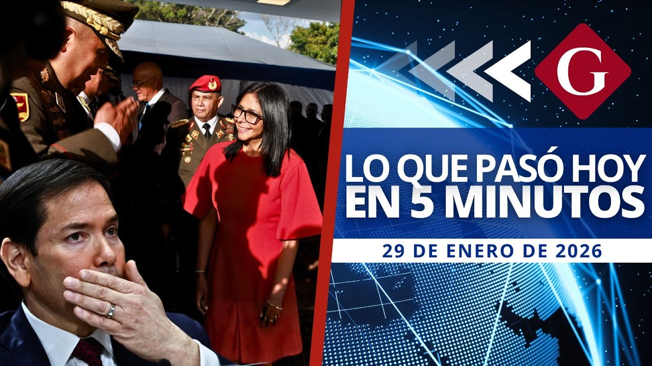 🔵 Noticias 29 enero: MILITARES JURAN “LEALTAD“ A DELCY RODRÍGUEZ TRAS AMENAZAS DE EEUU | Noticiero