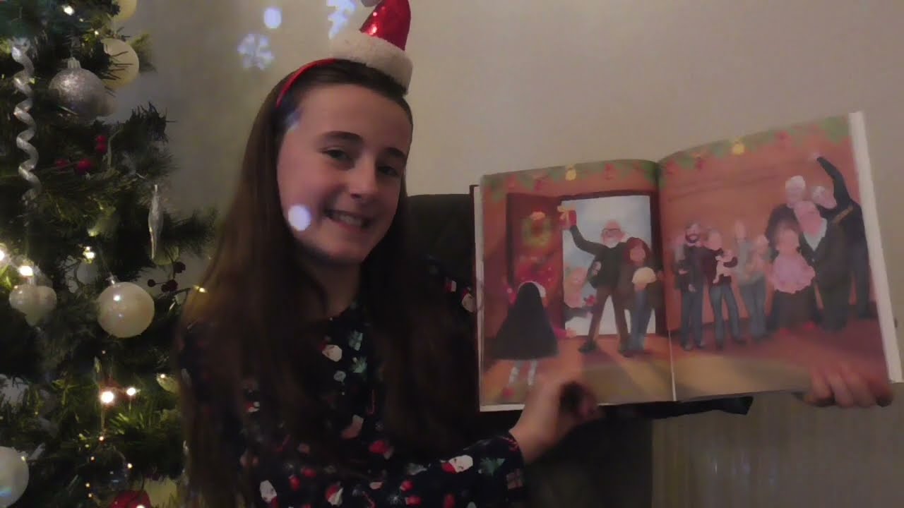 Ruby reads 'Lucky Ruby' by Laura Lee Ritman.