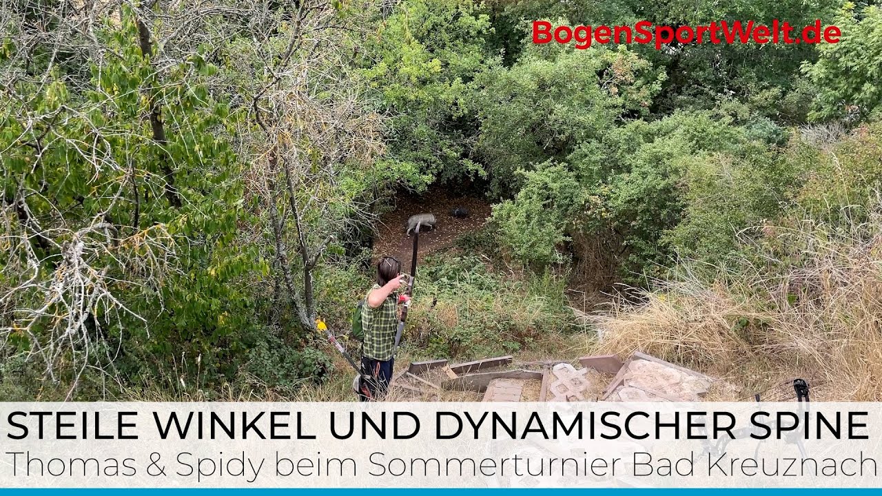 Steile Winkel, Auszug & dynamischer Spine - Thomas & Spidy beim 3D Sommerturnier in Bad Kreuznach