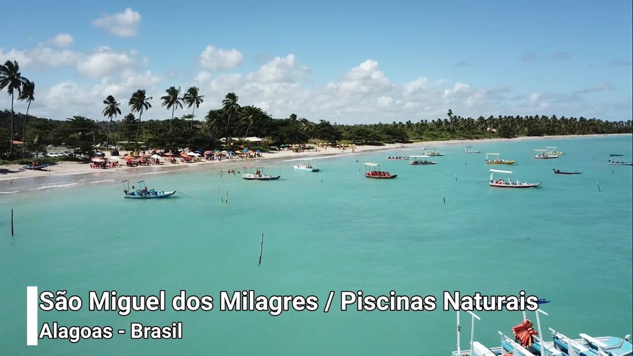 São Miguel dos Milagres e Piscinas Naturais - Alagoas (Drone 4K)