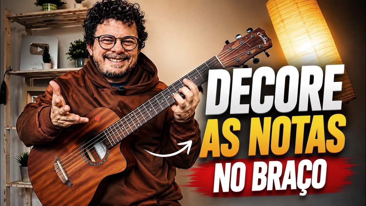 DECORE as notas do BRAÇO do VIOLÃO com essa técnica! 