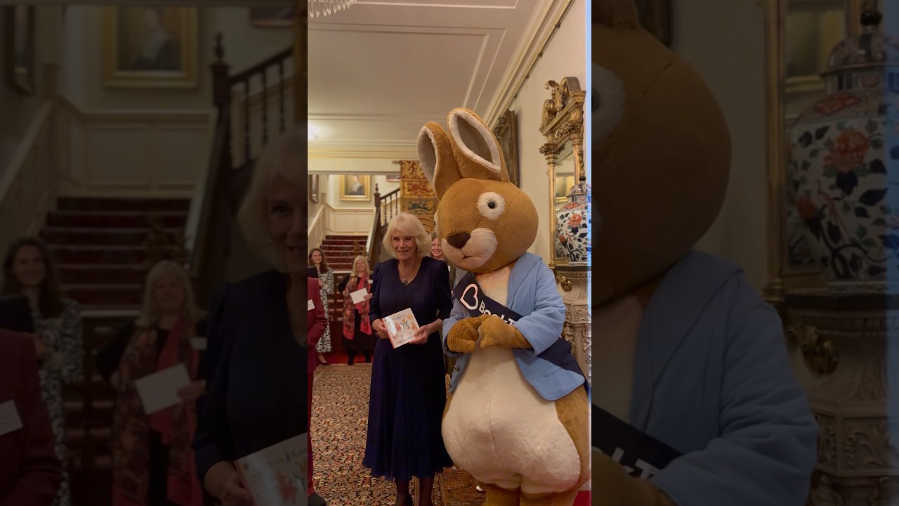 The Queen hosts a reception to celebrate 100 years of BookTrust! 🐰✨