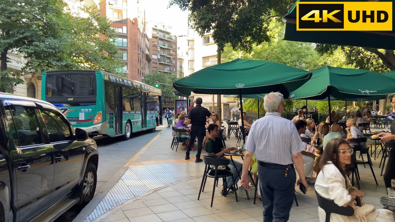 Calle talcahuano - Buenos Aires - Argentina - walking tour [4K UHD] 2023