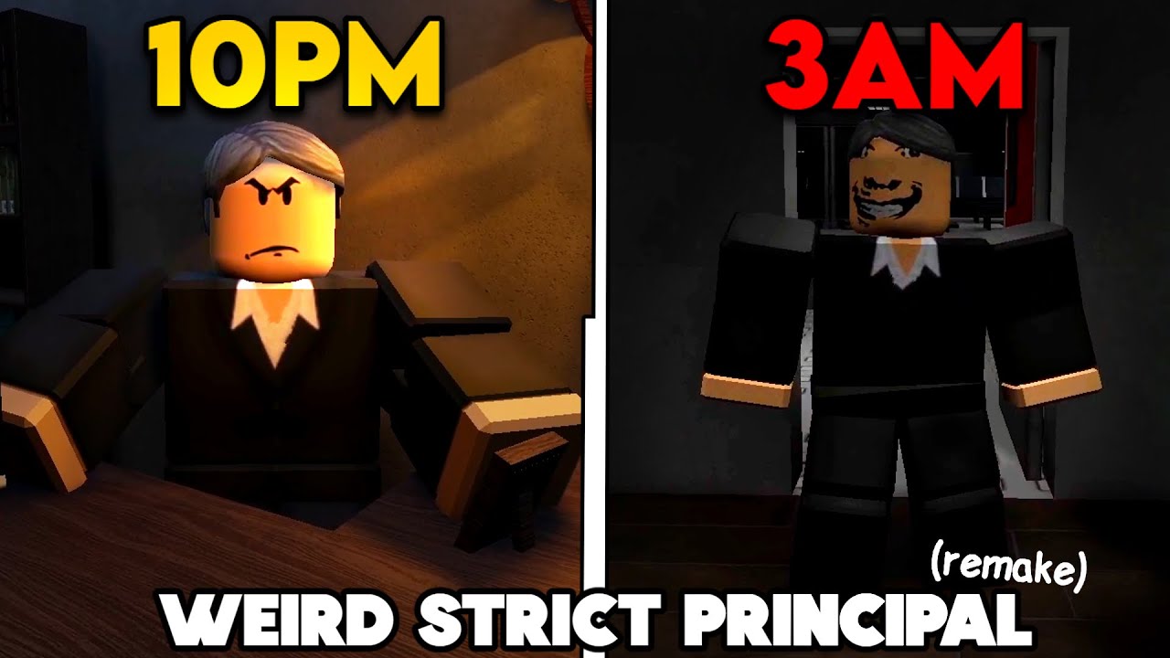 Weird Strict Principal (Remake) - [Full Walkthrough] - Roblox