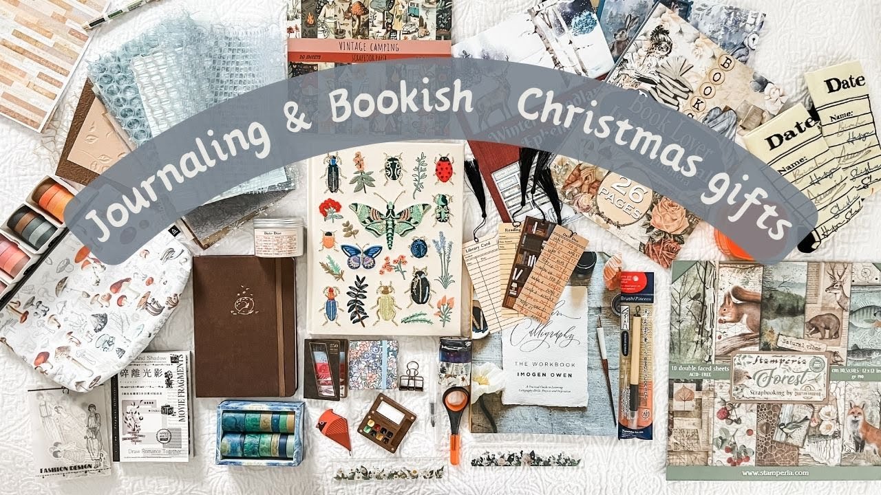 Amazon Journaling Gifts I got for Christmas and other Bookish Gifts