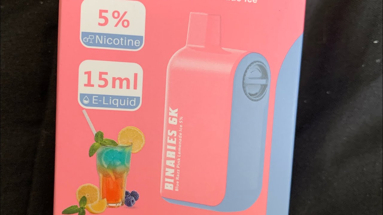 BINARIES 6K &ldquo;Blue Razz Pink Lemonade Ice￼&rdquo; 🔥 Vape Flavor Review