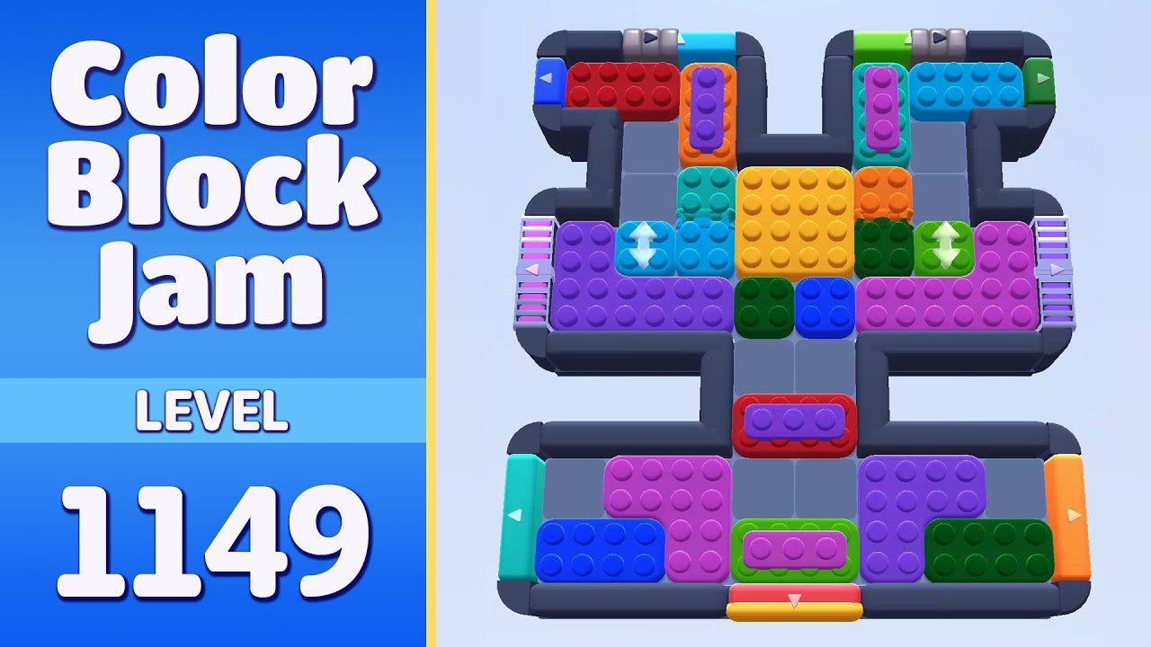 Color Block Jam Уровень 1149 (1150) | Все головоломки решены! 🎯
