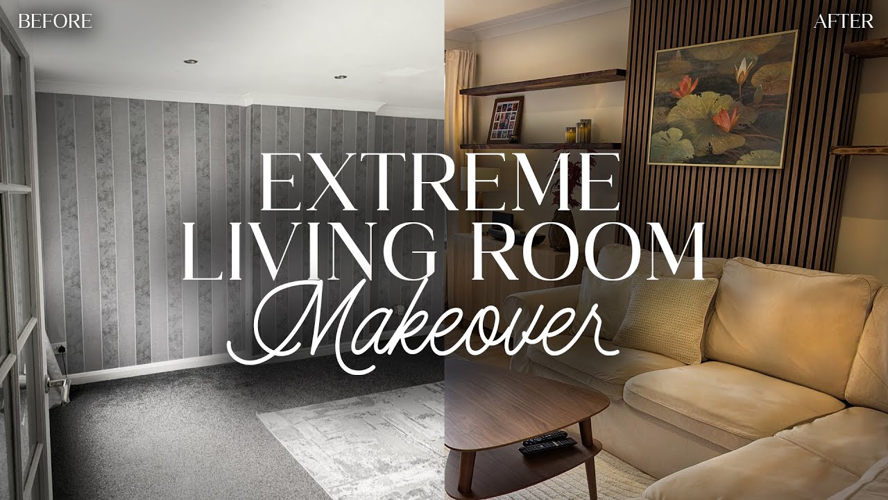 Преображение гостиной своими руками EXTREME | Превращаем серый миллениал в современный стиль сере...