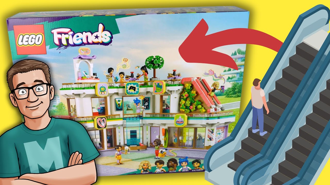 RUCHOME SCHODY! 🧱 LEGO FRIENDS CENTRUM HANDLOWE 42604 / RECENZJA