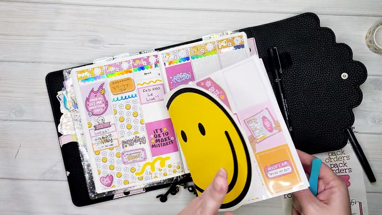 Memory Plan With Me - Honey B Shop All Smiles Planner Stickers
