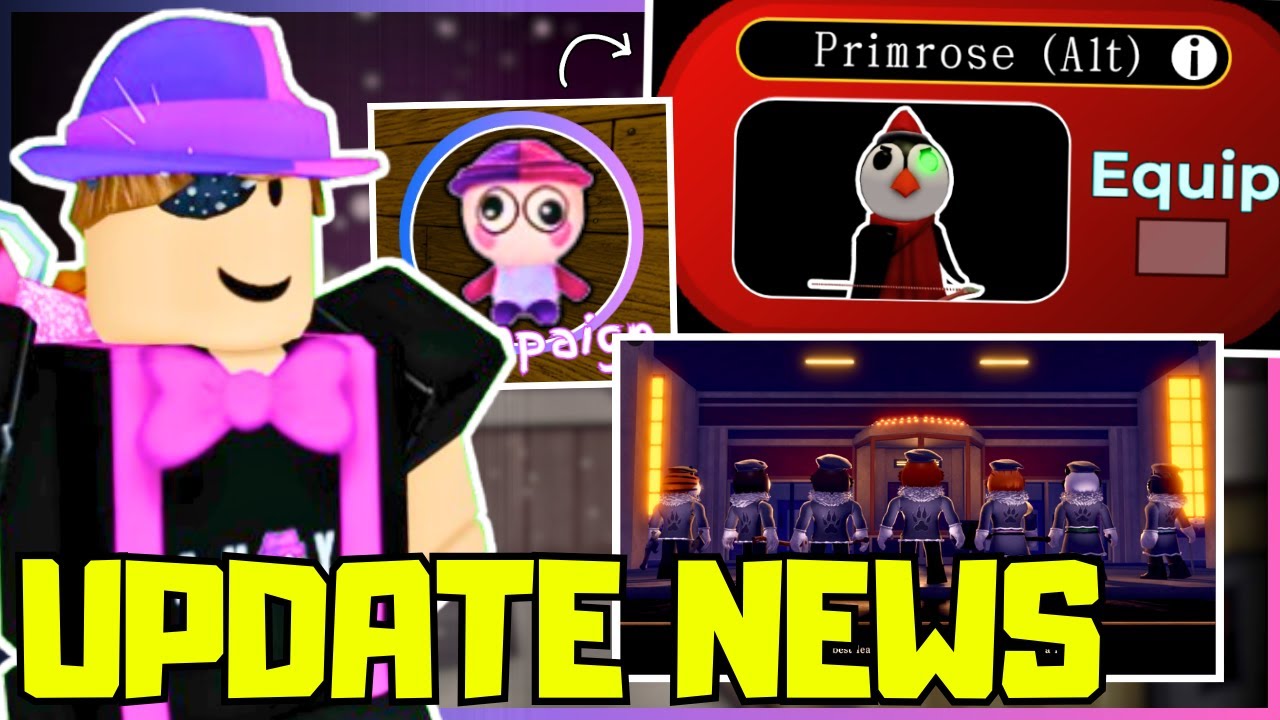 NEW PRIMROSE ALT SKIN IN PIGGY..? + MOOPY SKIN QUEST SOON + WINTER HOLIDAY REWORK | Piggy News