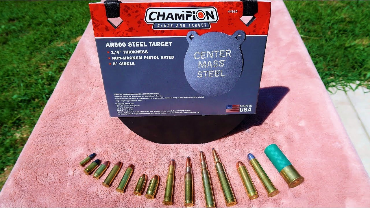 Стальная мишень Walmart AR500 — линейка CHAMPION и мишень