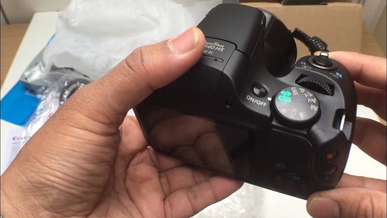Canon PowerShot SX540 HS Good To Make YouTube Video? Unboxing & Set Up (18:9)