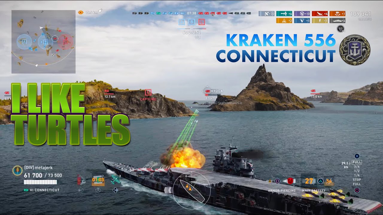 Where Does This Road Lead? Connecticut Kraken 556 | World of Warships: Carriers