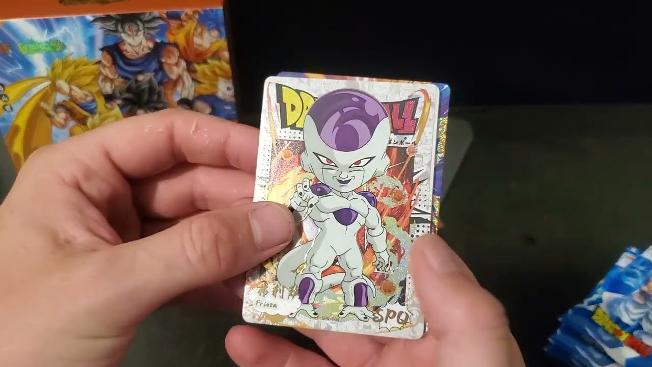 Aliexspress dragonball box opening. Some strange cards